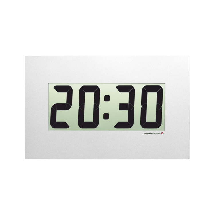 Large LCD Hours & Minutes Display Wall clock C140