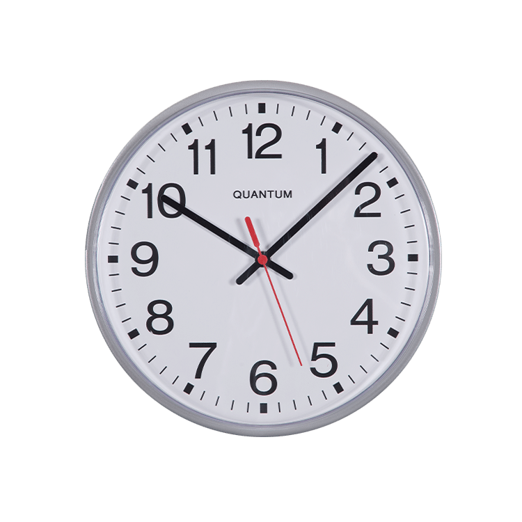 Office/Classroom-sized Metal Cased Wall Clock 6403