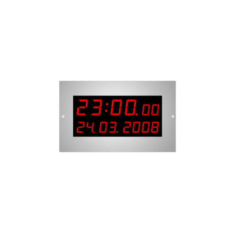 LED Mounted calendar clock L-20-14-D